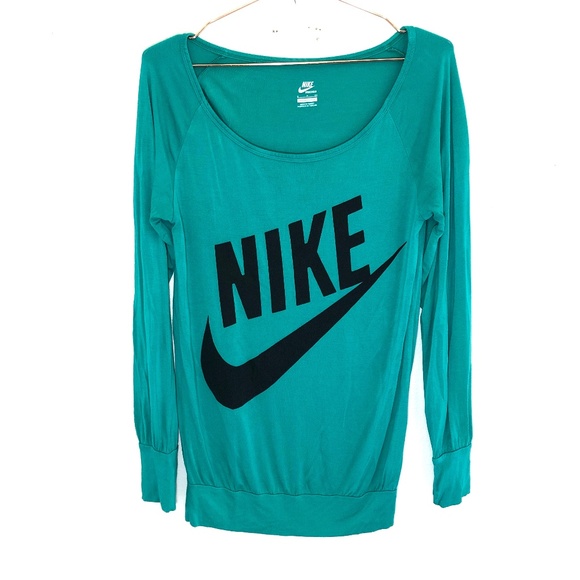 Nike Tops - [Nike] Teal Long Sleeve Tee